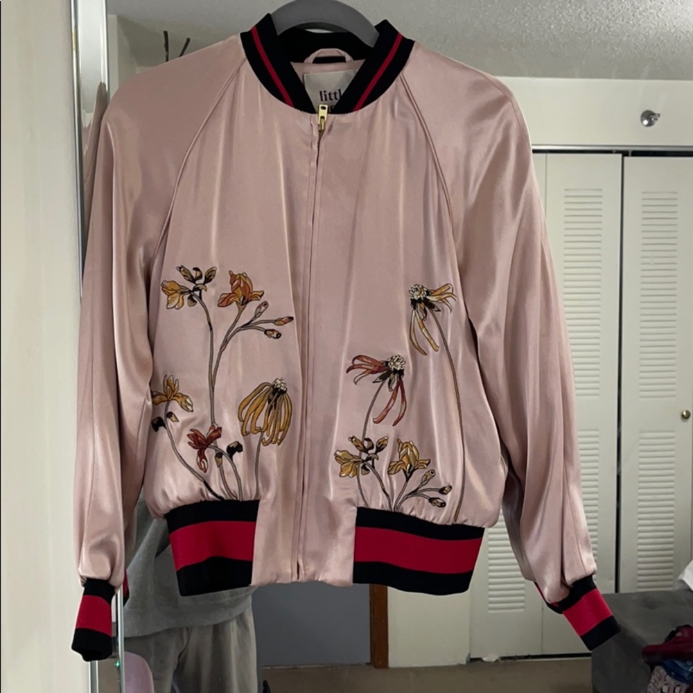 SILK/SATIN BOMBER JACKET